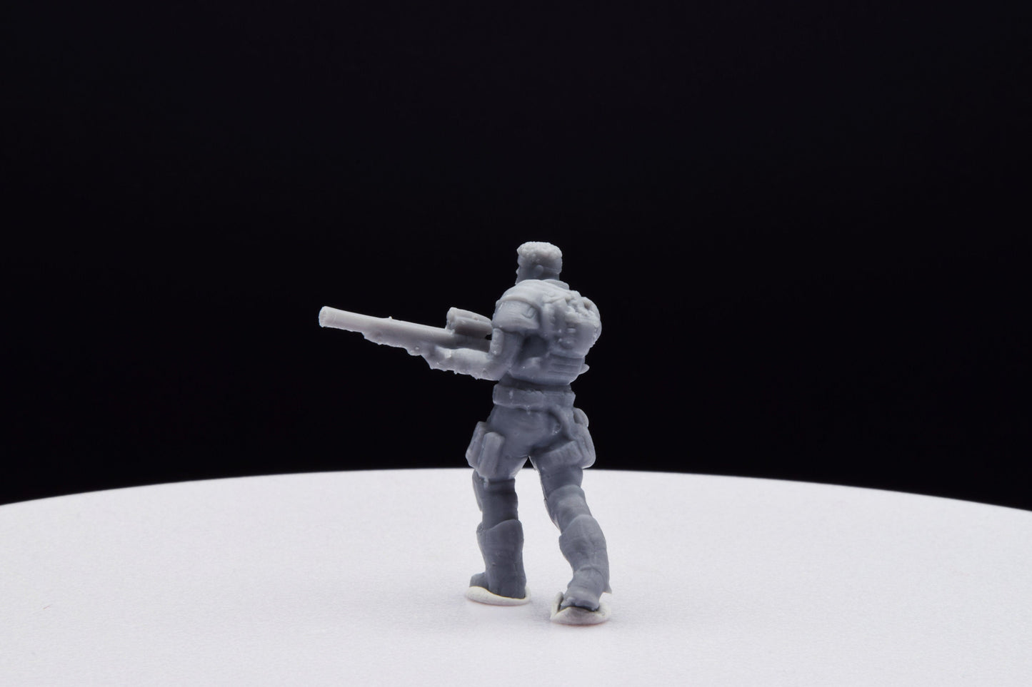 Gears Of War Damon Baird Winter Ot Miniature - TheSTLSmith - 3D Printed with high quality resin for Skirmish/D&D games