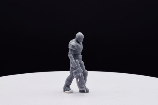 Gears Of War COG Soldier Winter Female Miniature - TheSTLSmith - 3D Printed with high quality resin for Skirmish/D&D games