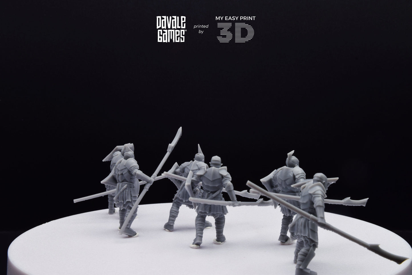 Super Orc Spearman - Davale Games - 3D Printed with high quality resin for LOTR/D&D games