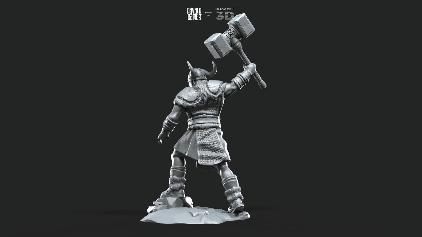 Hersir Commander - Davale Games - Mythological games - 3D Printed with high quality resin
