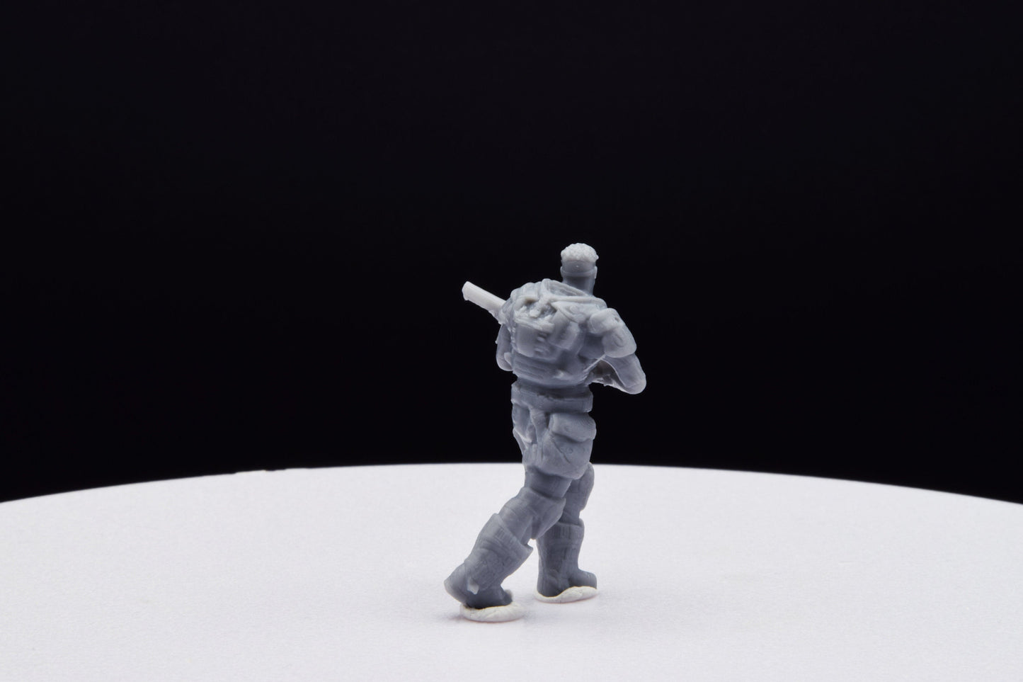 Gears Of War Damon Baird Winter Ot Miniature - TheSTLSmith - 3D Printed with high quality resin for Skirmish/D&D games