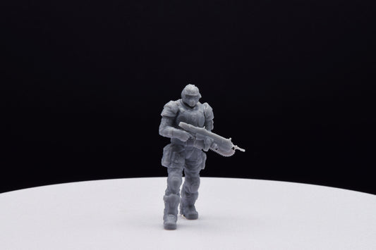 Gears Of War Anthony Carmine Ot Miniature - TheSTLSmith - 3D Printed with high quality resin for Skirmish/D&D games