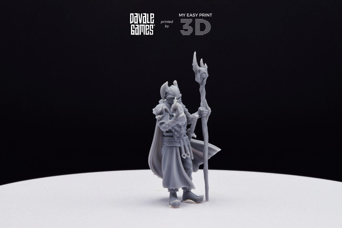 Bordörgin The Great Sorcerer - Dragon Army - Davale Games - 3D Printed with high quality resin for LOTR/D&D games