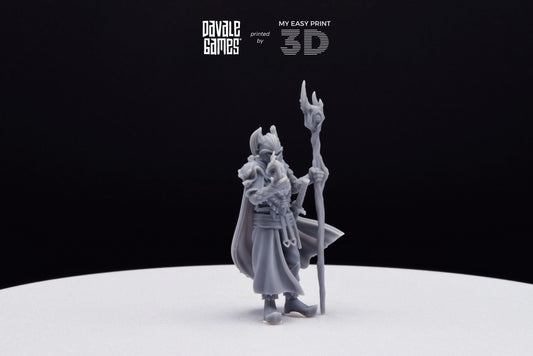Bordörgin The Great Sorcerer - Dragon Army - Davale Games - 3D Printed with high quality resin for LOTR/D&D games