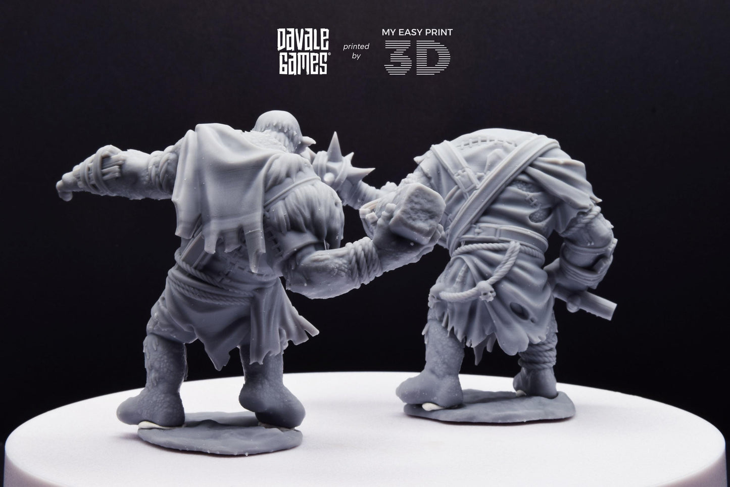 Anagar Trolls - Dead City - Davale Games - 3D Printed with high quality resin for LOTR/D&D games