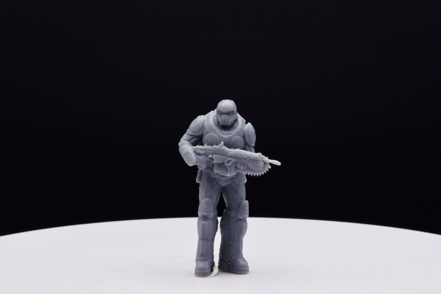 Gears Of War Onyx Guard Male Ot Miniature - TheSTLSmith - 3D Printed with high quality resin for Skirmish/D&D games