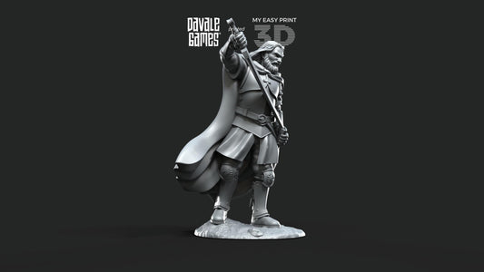 Thrün the Turncoat - Fellmount Reavers - Davale Games - 3D Printed with high quality resin for LOTR/D&D games