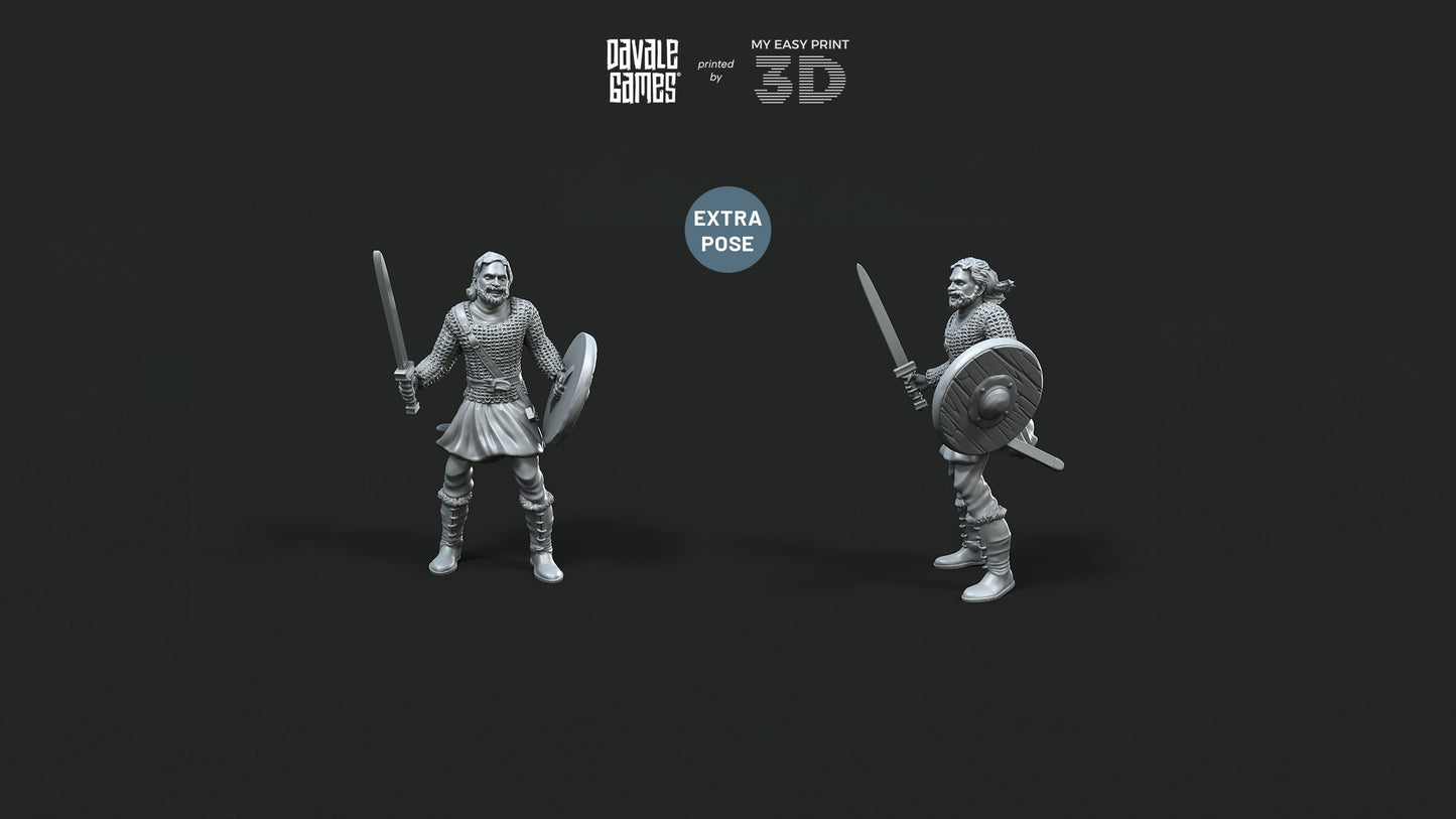 Ostrogoths on foot - Davale Games - Historical games - 3D Printed with high quality resin
