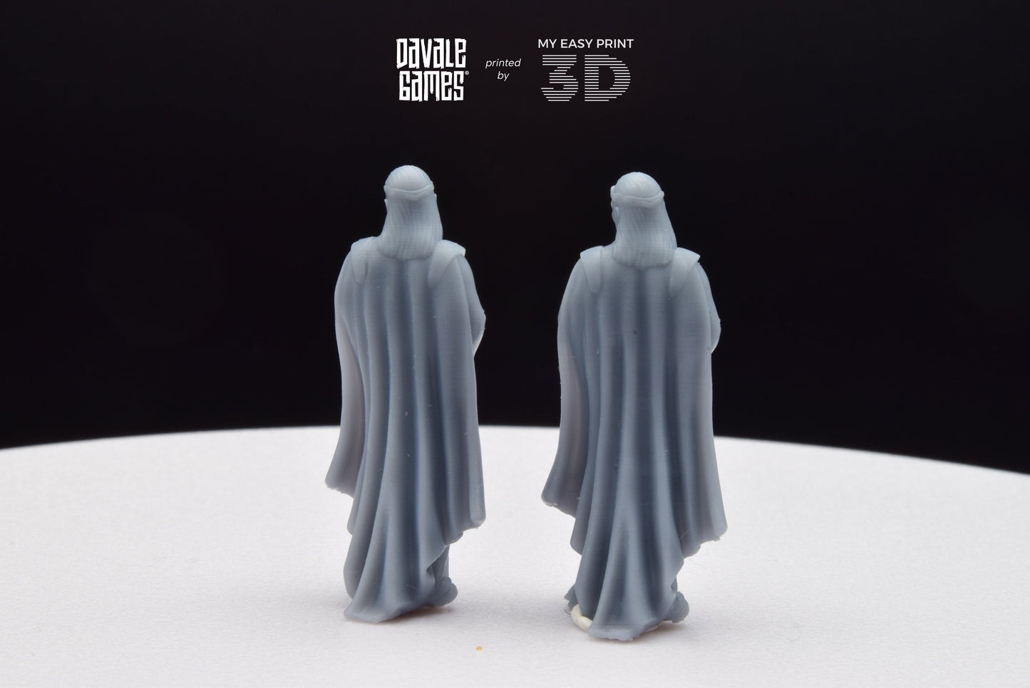 High Elven Lord of Ships - With or Without Beard - Davale Games - 3D Printed with high quality resin for LOTR/D&D games