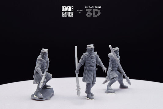 Snake Rider - Davale Games - 3D Printed with high quality resin for LOTR/D&D games