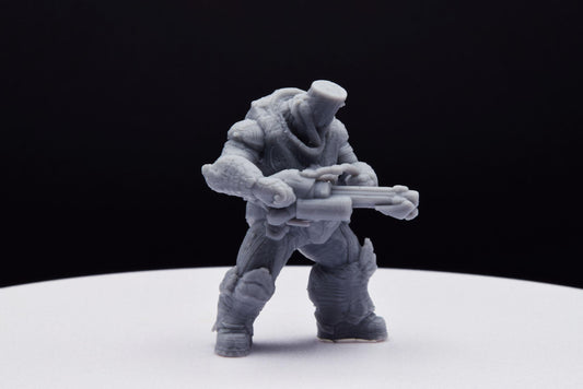 Gears Of War Boomer Grinder Ot Miniature - TheSTLSmith - 3D Printed with high quality resin for Skirmish/D&D games