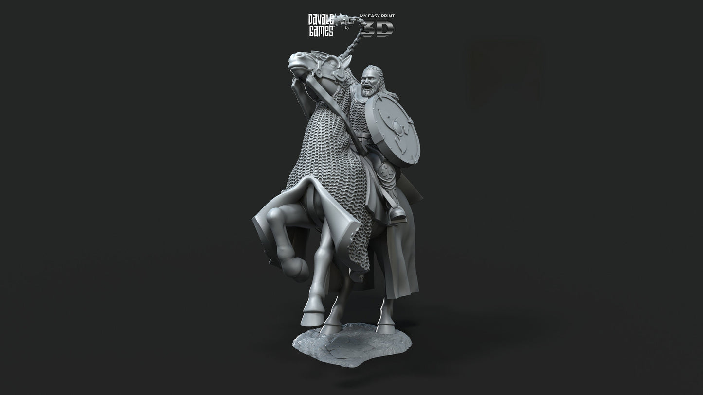 West Humans Hammer Sons Cavalry - Mounted - Davale Games - 3D Printed with high quality resin for LOTR/D&D games