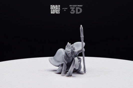 Bloody Storm Wizard - Davale Games - 3D Printed with high quality resin for LOTR/D&D games