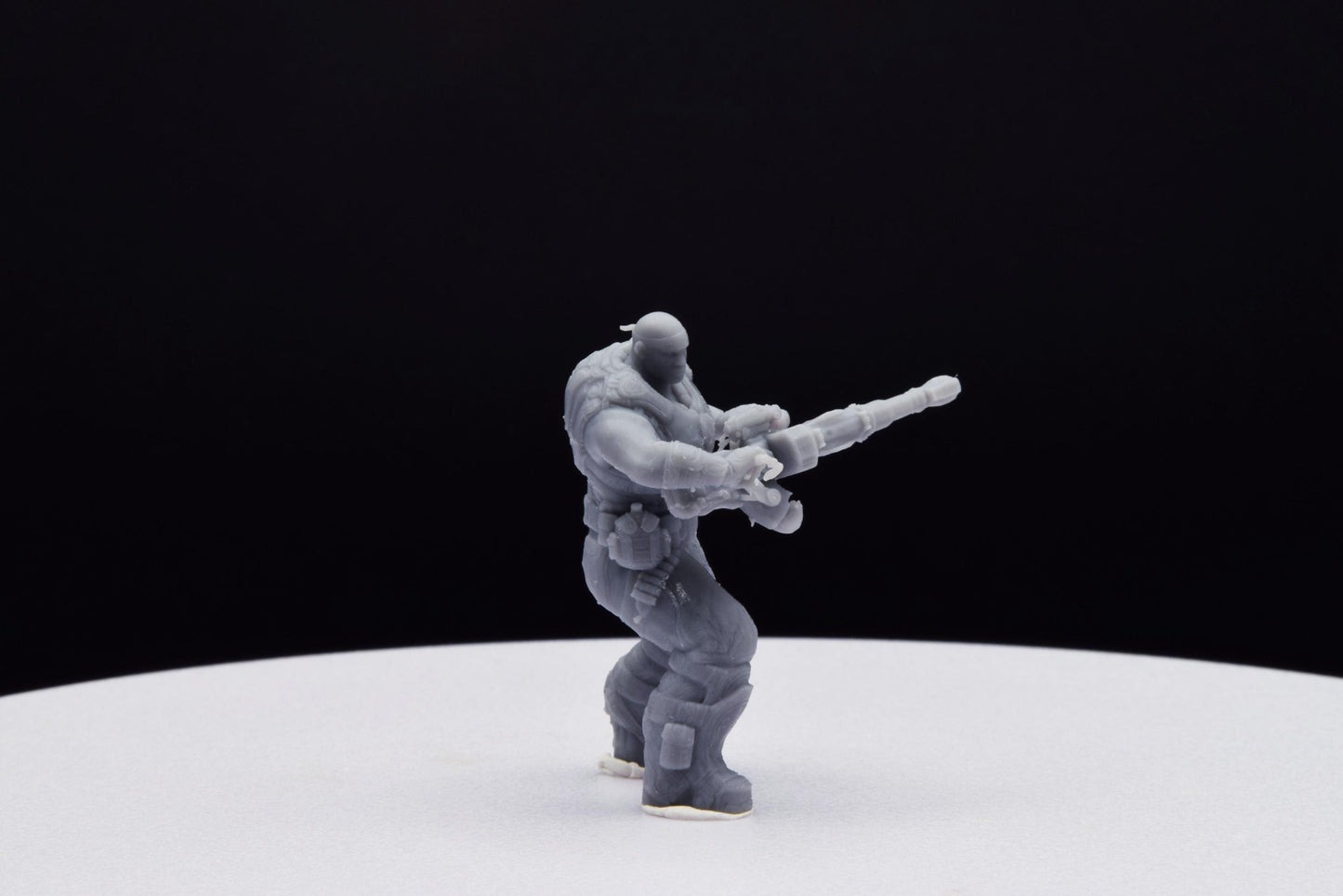 Gears Of War Augustus Cole Summer Ot Miniature - TheSTLSmith - 3D Printed with high quality resin for Skirmish/D&D games