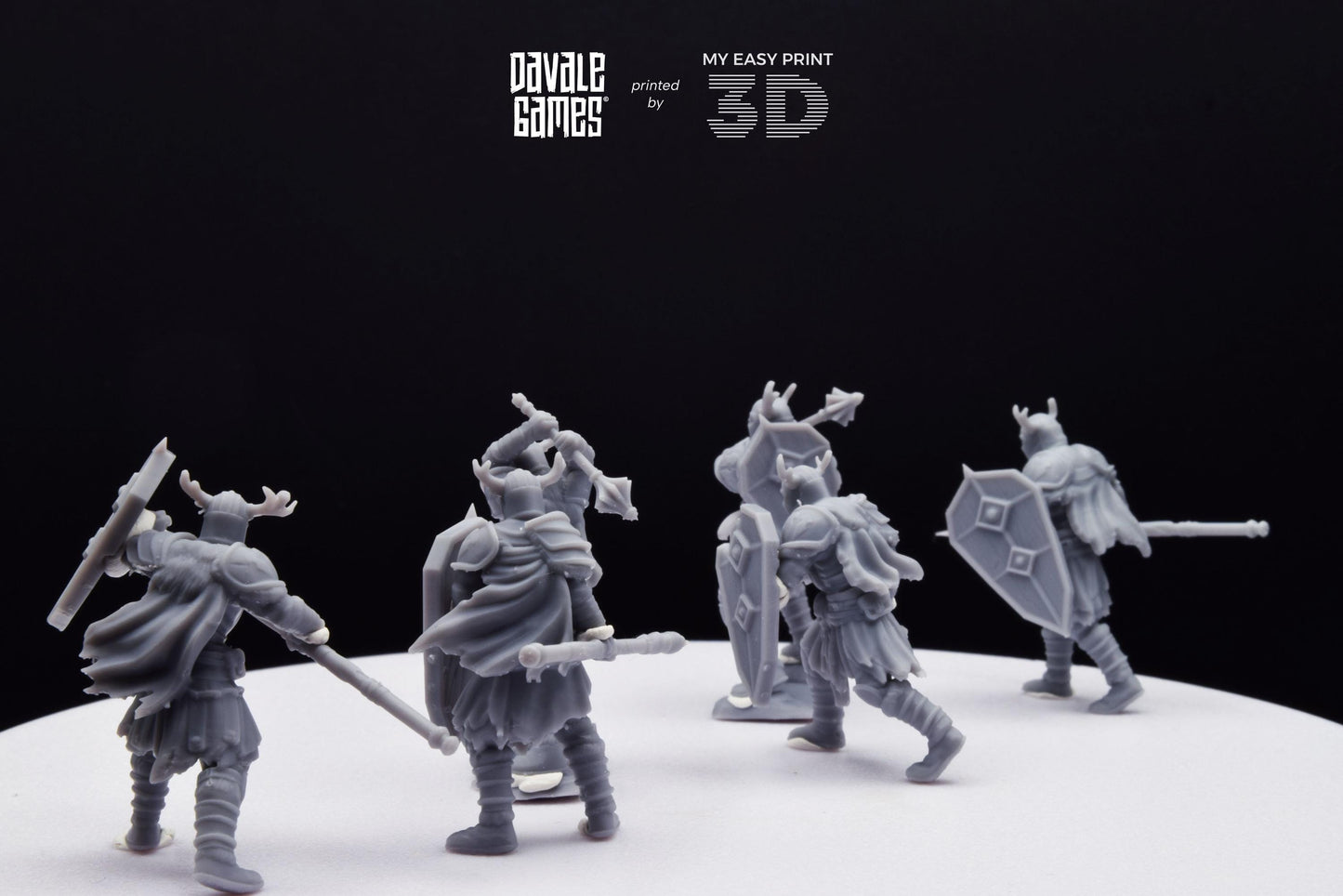 Warriors of Khalüm - Dead City - Davale Games - 3D Printed with high quality resin for LOTR/D&D games