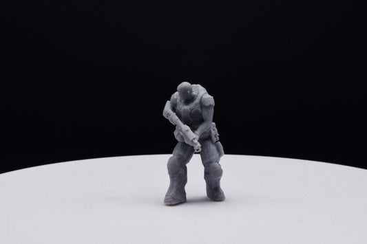 Gears Of War Garron Paduk Ot Miniature - TheSTLSmith - 3D Printed with high quality resin for Skirmish/D&D games