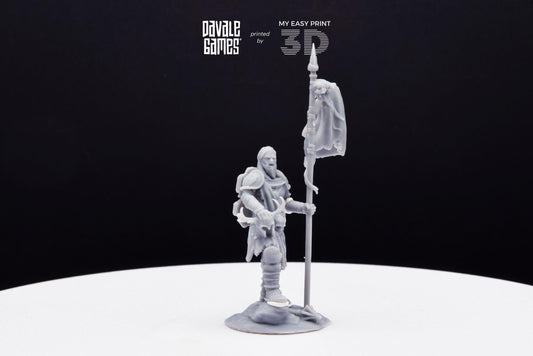 Khalüm Banner - Dead City - Davale Games - 3D Printed with high quality resin for LOTR/D&D games