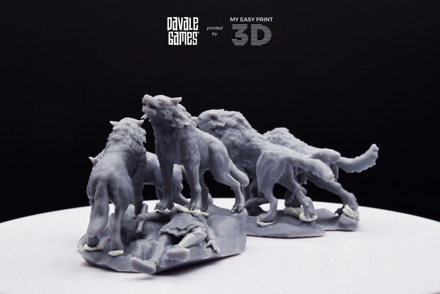 Fenrir Wolf Litter (ODIN) - Davale Games - Mythological games - 3D Printed with high quality resin