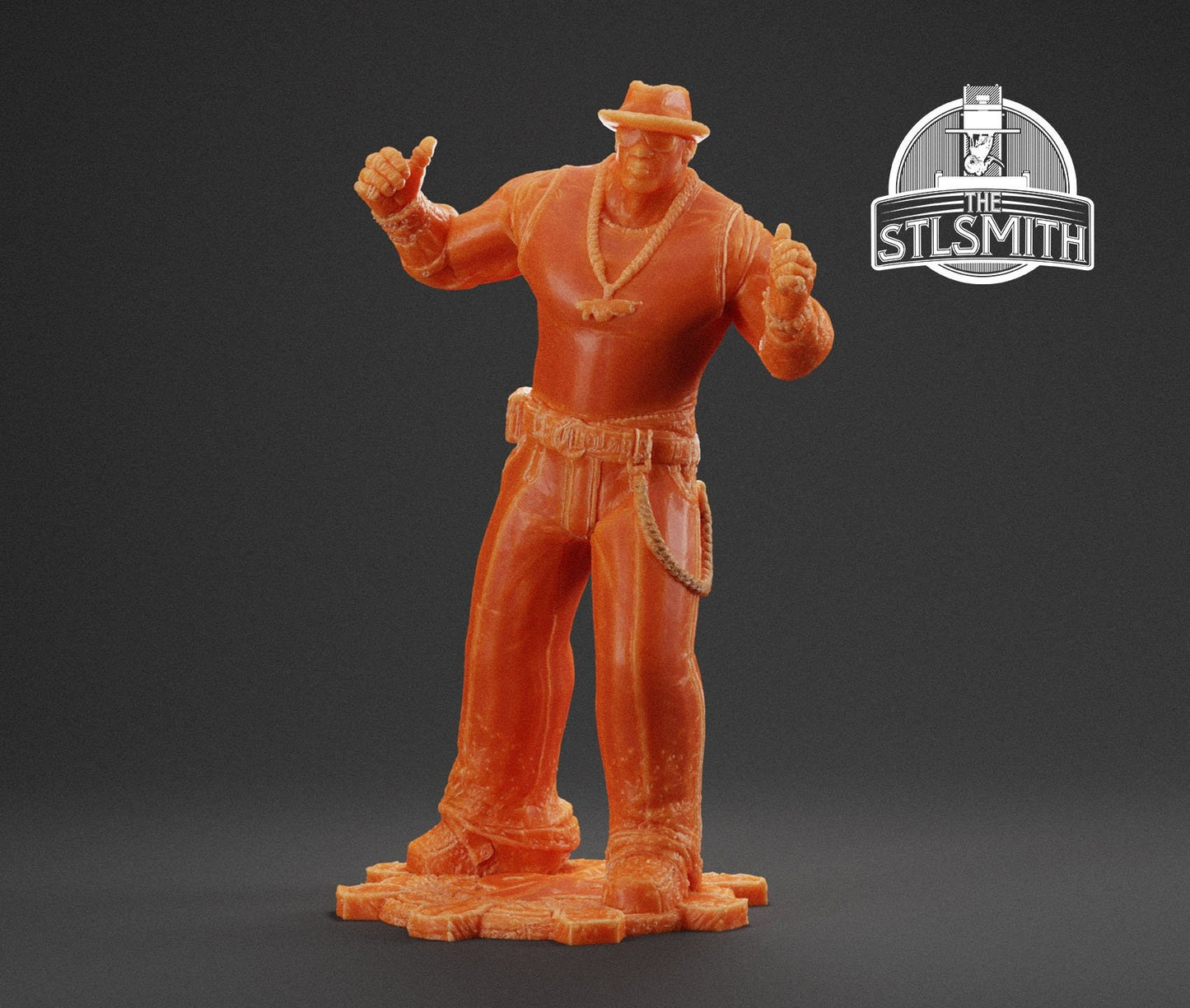 Gears Of War Augustus Cole Civilian Ot Miniature - TheSTLSmith - 3D Printed with high quality resin for Skirmish/D&D games
