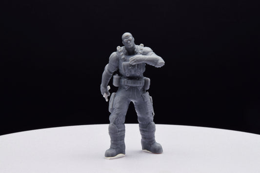 Gears Of War Damon Baird Mechanic Ot Miniature - TheSTLSmith - 3D Printed with high quality resin for Skirmish/D&D games