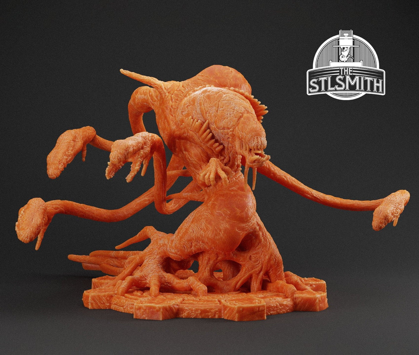 Gears Of War Lambent Brumak Ot Miniature - TheSTLSmith - 3D Printed with high quality resin for Skirmish/D&D games