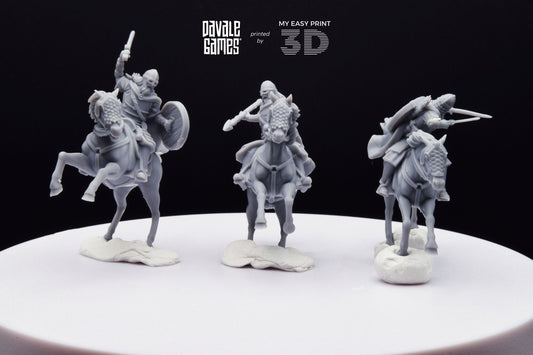 West Riders - Mounted - Davale Games - 3D Printed with high quality resin for LOTR/D&D games