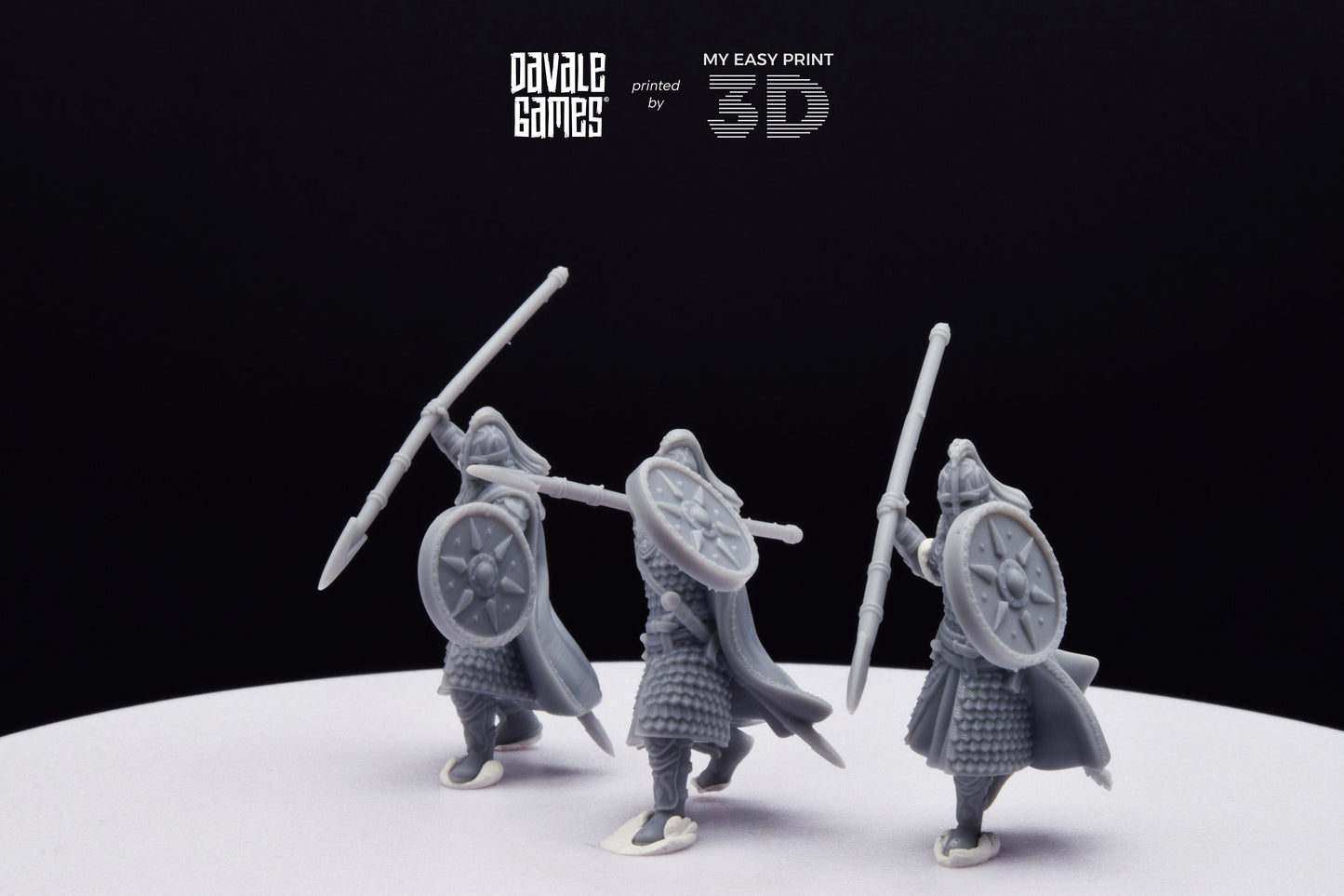 West Human Royal Guard - Foot - Davale Games - 3D Printed with high quality resin for LOTR/D&D games