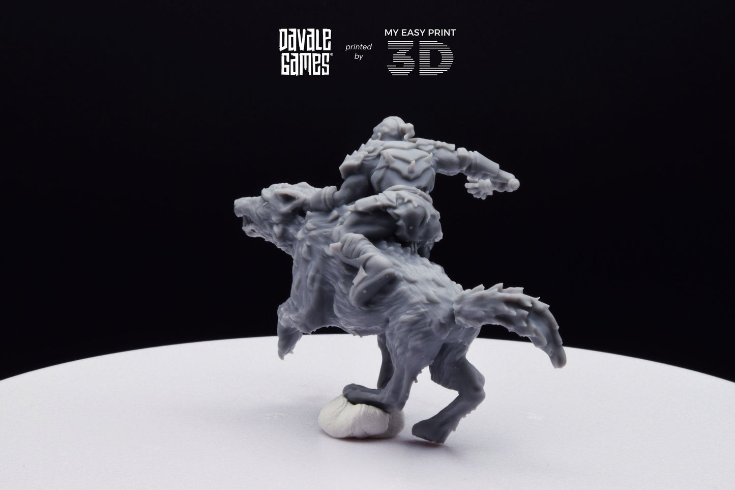 The Irreverent - Mounted - Davale Games - 3D Printed with high quality resin for LOTR/D&D games