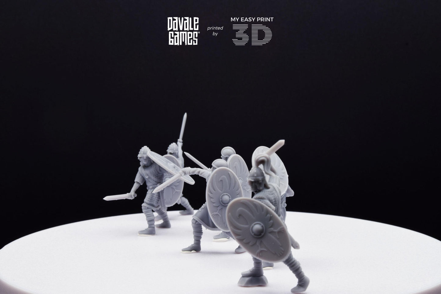 Roman Soldiers with Sword - Davale Games - Historical games - 3D Printed with high quality resin