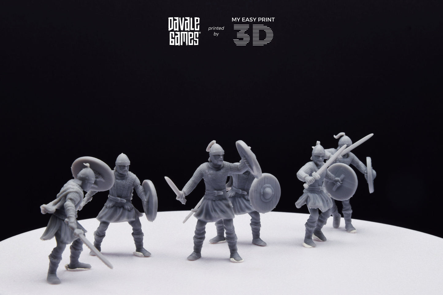 Ostrogoths on foot - Davale Games - Historical games - 3D Printed with high quality resin