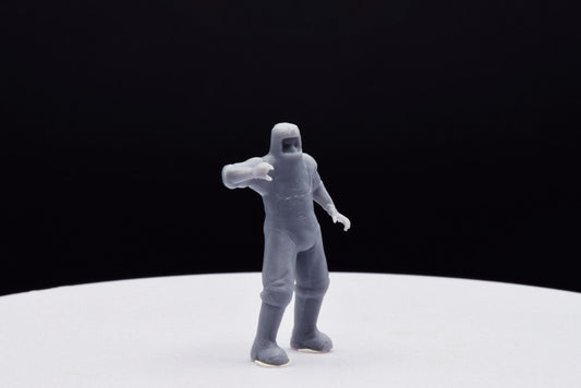 Doom Zombie Hazmat Miniature - Fanmade - TheSTLSmith - 3D Printed with high quality resin for Skirmish/D&D games