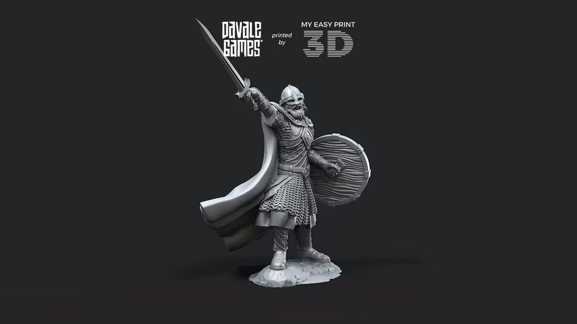 West Humans Comissary - Foot and Mounted - Davale Games - 3D Printed with high quality resin for LOTR/D&D games