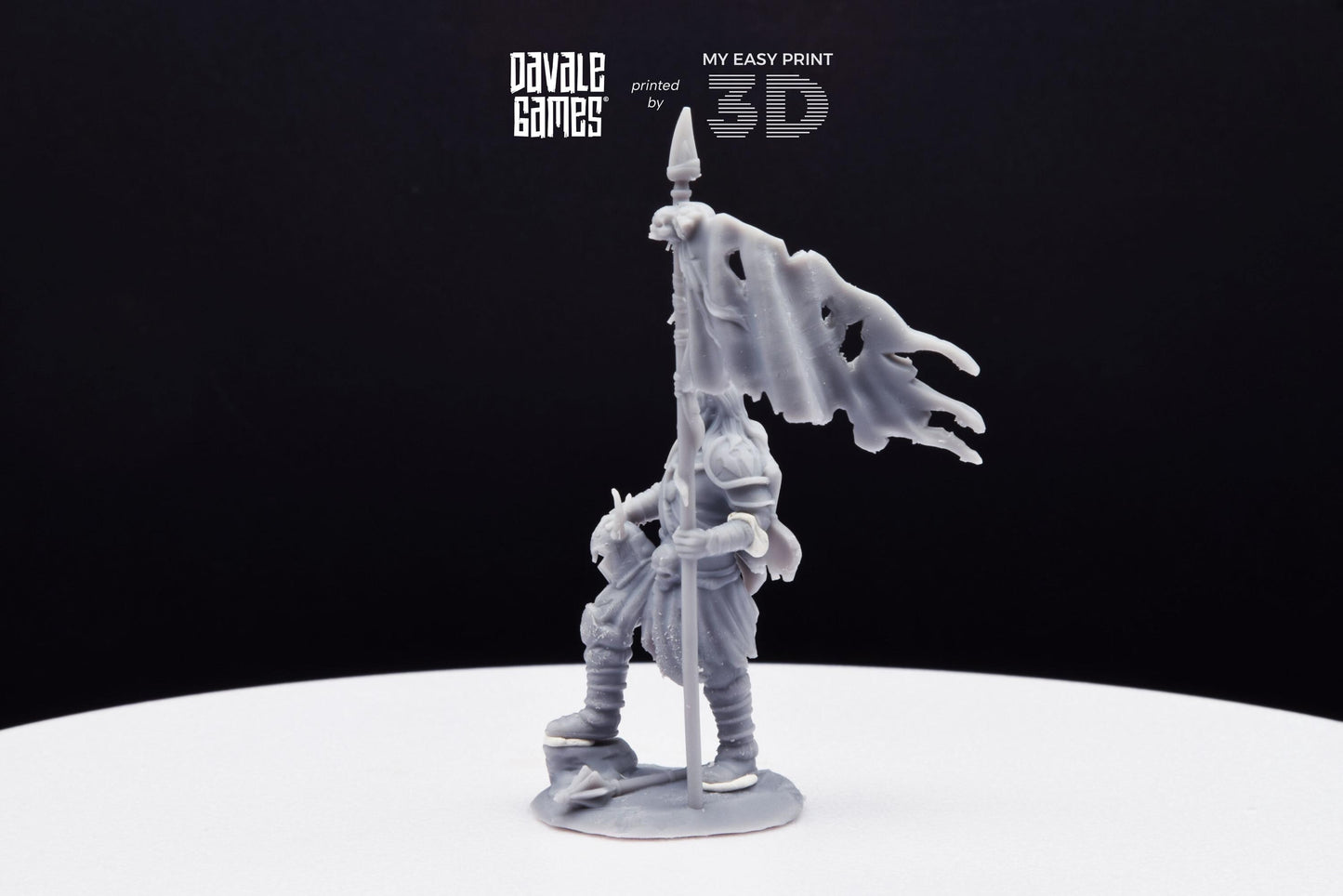 Khalüm Banner - Dead City - Davale Games - 3D Printed with high quality resin for LOTR/D&D games