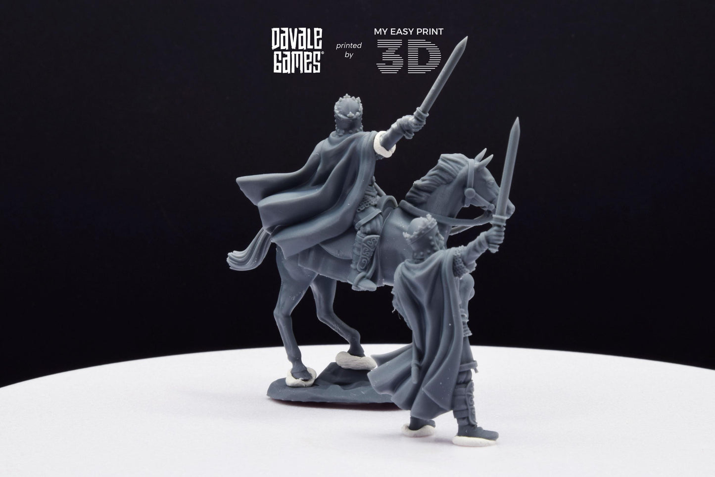 King fo Gepids - Foot and Mounted - Davale Games - Historical games - 3D Printed with high quality resin