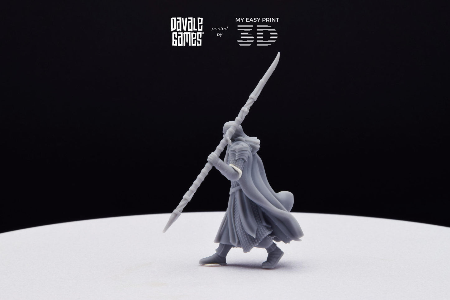 Wood Elf Captain - Davale Games - 3D Printed with high quality resin for LOTR/D&D games