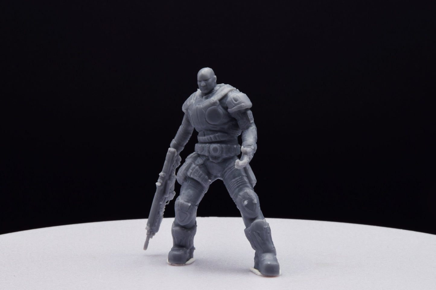 Gears Of War Minh Kim Ot Miniature - TheSTLSmith - 3D Printed with high quality resin for Skirmish/D&D games
