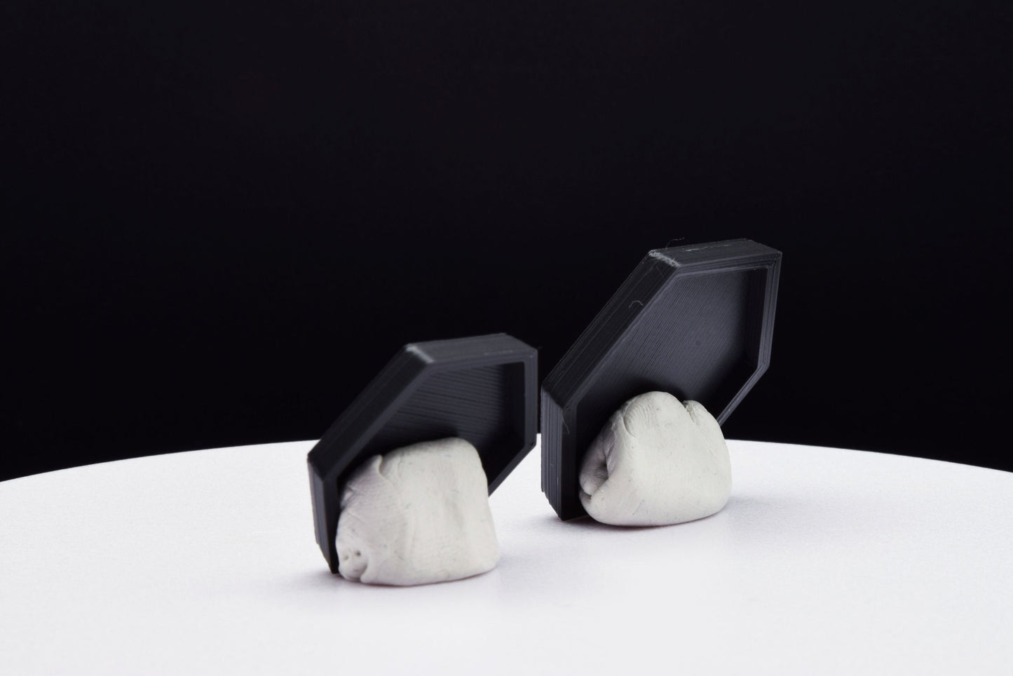 Hexagonal Bases for Miniatures - 20mm to 100mm - 3D Printed with high quality PLA+ for Tabletop Games/Wargames/D&D games
