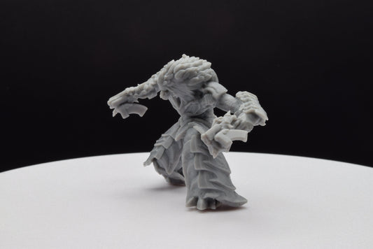 Gears Of War Kantus Armoured Ot Miniature - TheSTLSmith - 3D Printed with high quality resin for Skirmish/D&D games