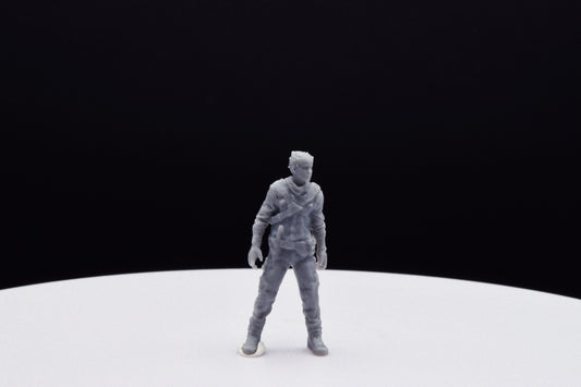 Gears Of War William Outsider Miniature - TheSTLSmith - 3D Printed with high quality resin for Skirmish/D&D games