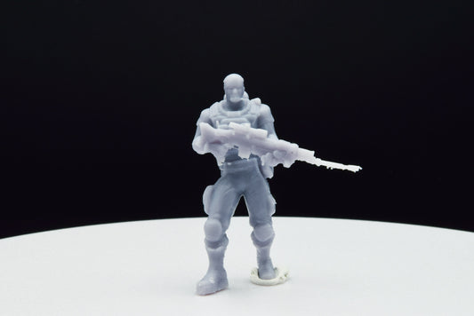 Gears Of War Dominic Santiago Commando Ot Miniature - TheSTLSmith - 3D Printed with high quality resin for Skirmish/D&D games