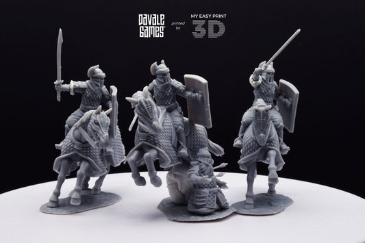 Dragon Army Regular Cavalry - Davale Games - 3D Printed with high quality resin for LOTR/D&D games
