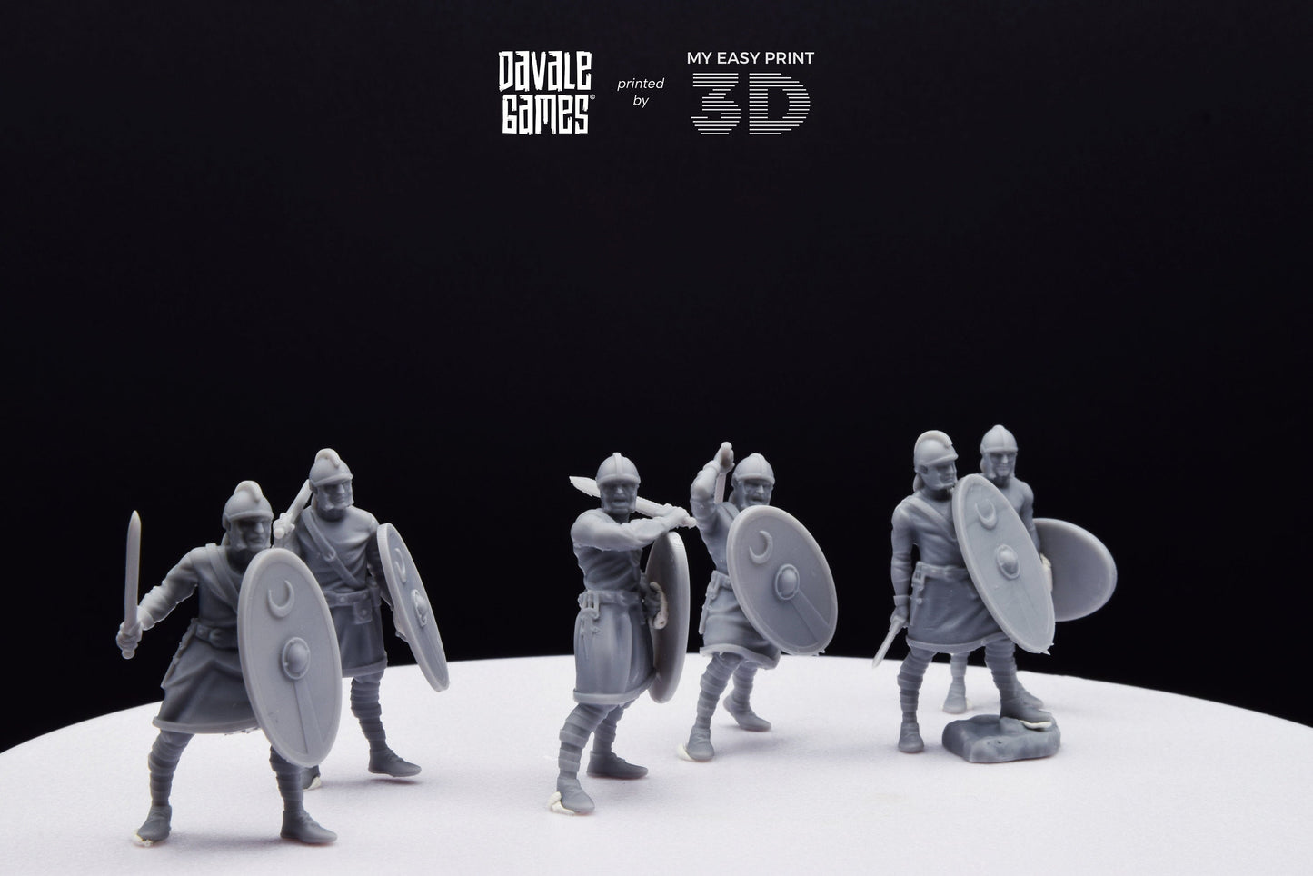 Roman Soldiers without Armour - Davale Games - Historical games - 3D Printed with high quality resin