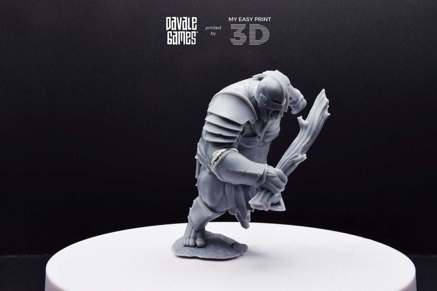 Blood-Handed Troll - Davale Games - 3D Printed with high quality resin for LOTR/D&D games