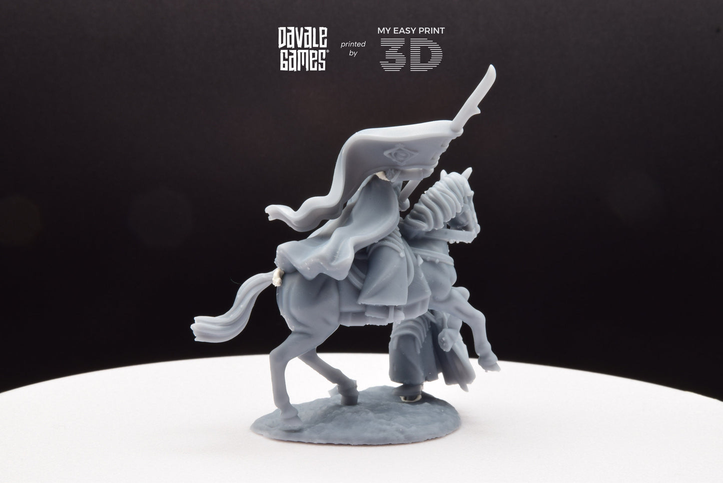 Bloody Elf Banner - Mounted - Davale Games - 3D Printed with high quality resin for LOTR/D&D games