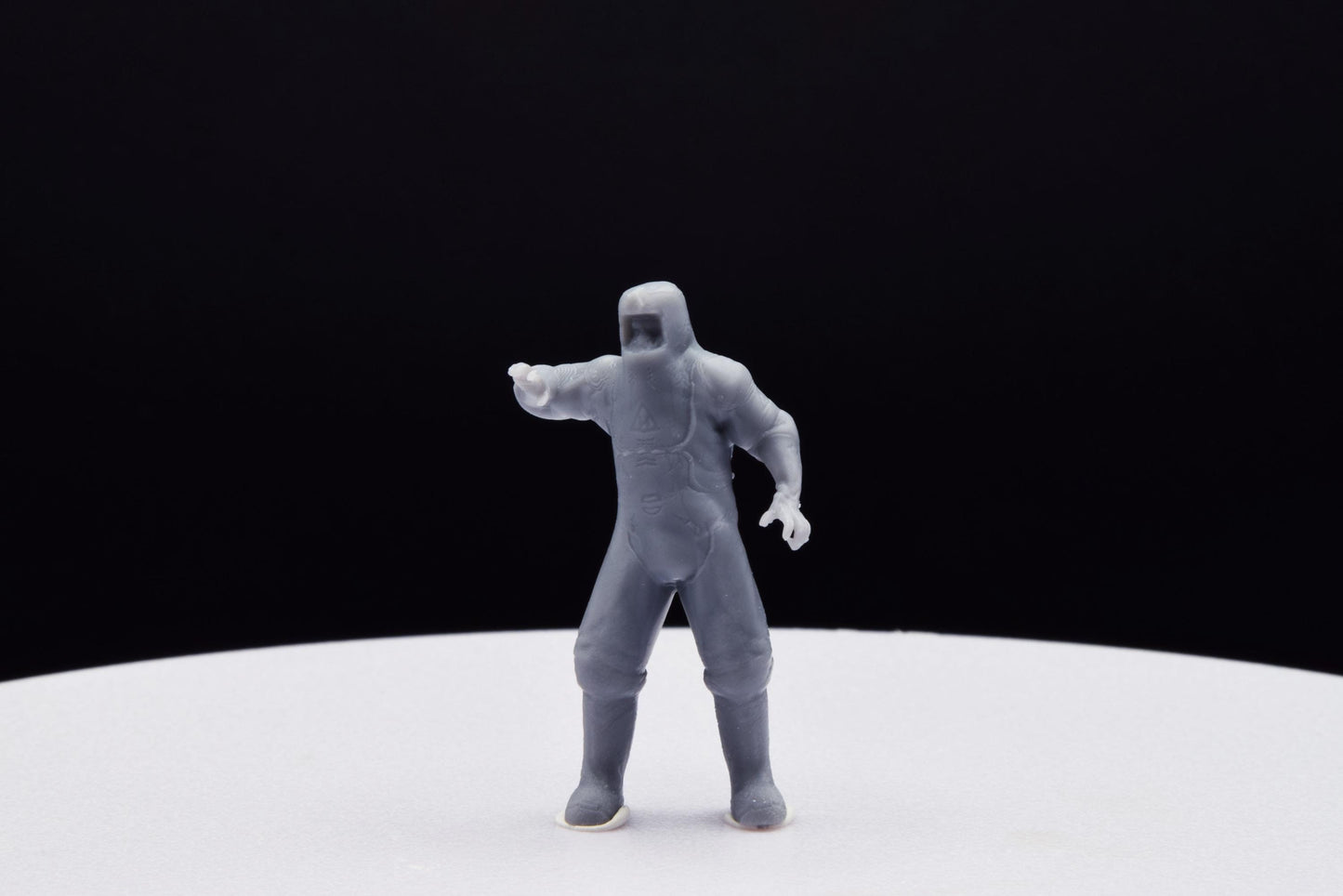Doom Zombie Hazmat Miniature - Fanmade - TheSTLSmith - 3D Printed with high quality resin for Skirmish/D&D games