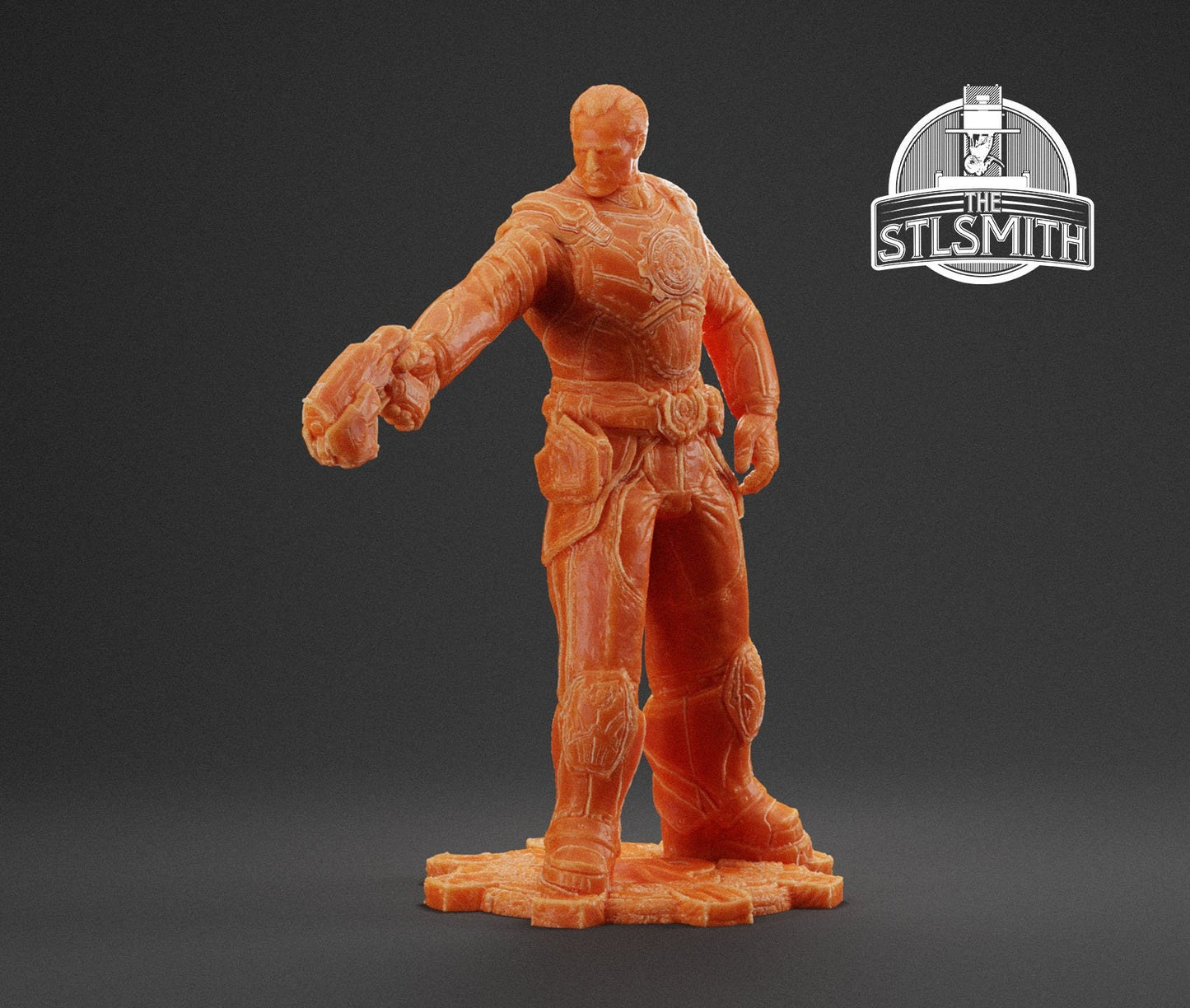 Gears Of War Ezra Loomis Ot Miniature - TheSTLSmith - 3D Printed with high quality resin for Skirmish/D&D games