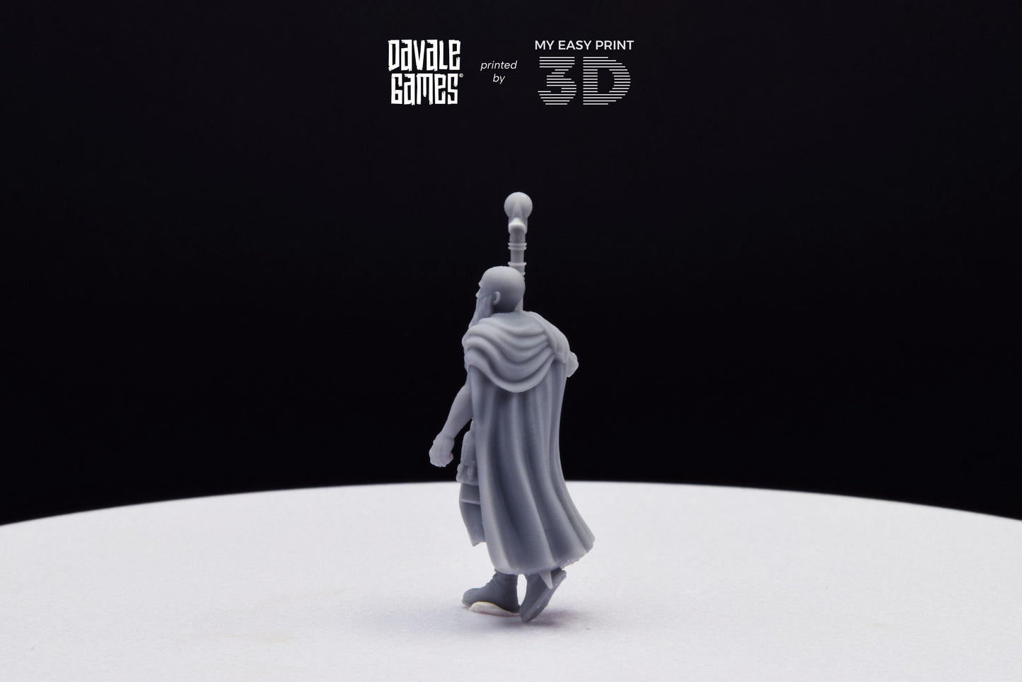 North Mage - Davale Games - 3D Printed with high quality resin for LOTR/D&D games
