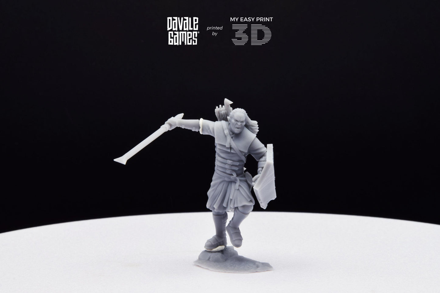 Outrider blood handed Main captain - Davale Games - 3D Printed with high quality resin for LOTR/D&D games