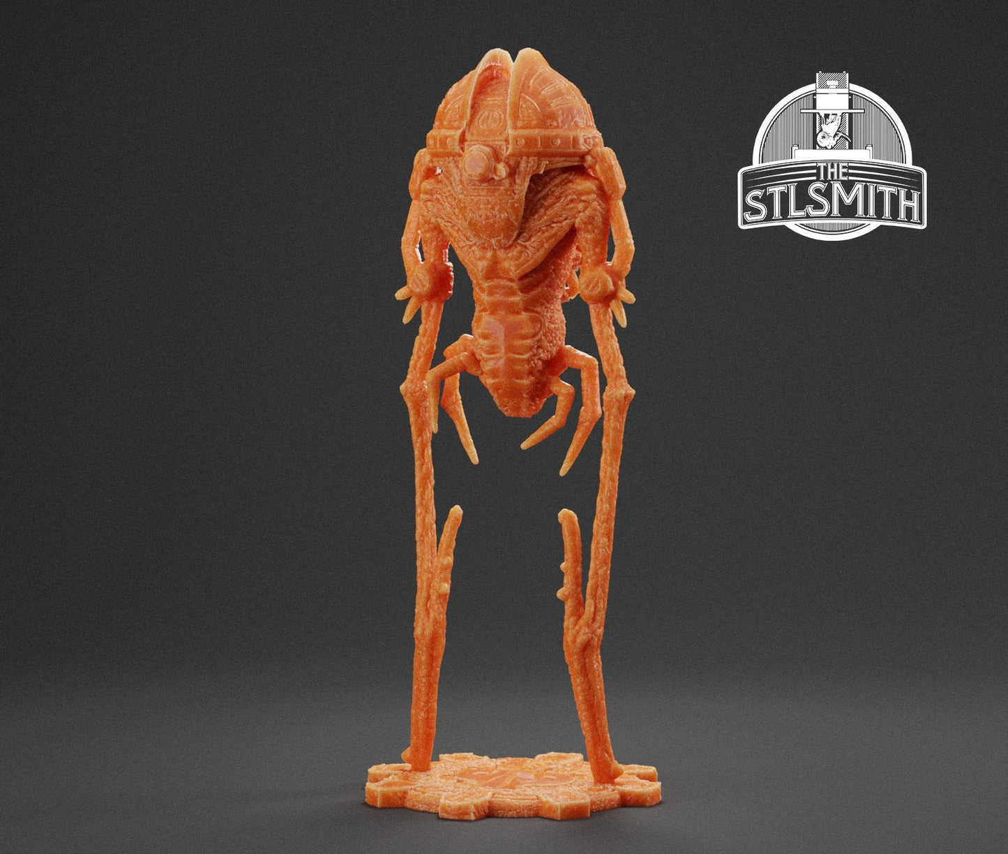 Gears Of War Wyrm Nemacyst Ot Miniature - TheSTLSmith - 3D Printed with high quality resin for Skirmish/D&D games