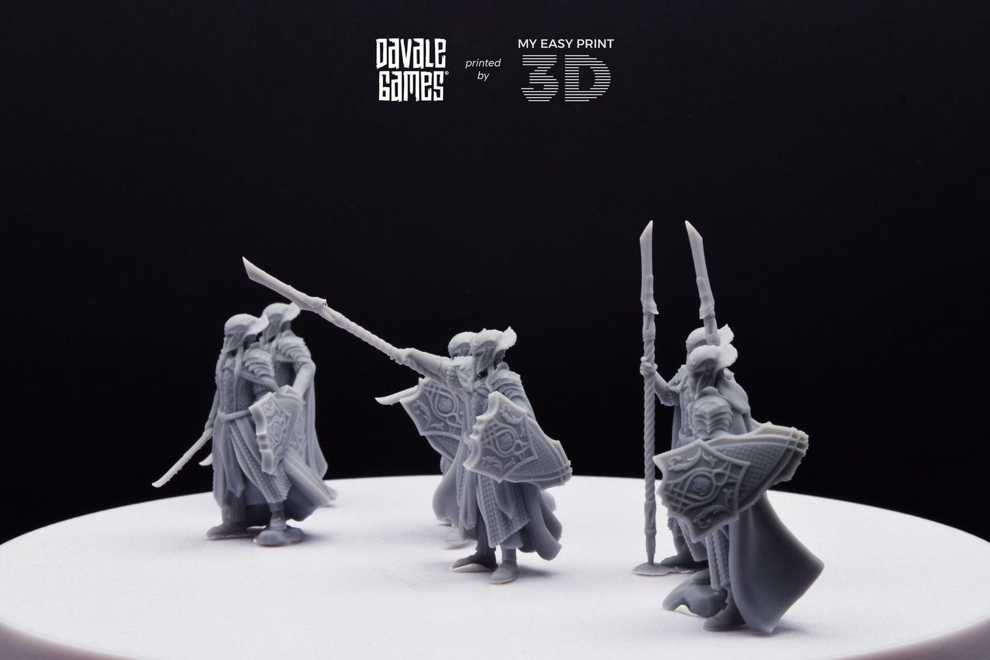 Wood Elf King Guard - Davale Games - 3D Printed with high quality resin for LOTR/D&D games